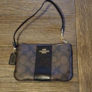 Coach small wristlet